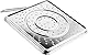 Ibili Toaster für Gasherd, verzinntes Eisen, 20 x 20 cm, Silber/Schwarz