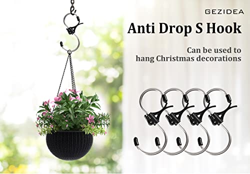 Gezidea S Hooks Stainless Steel Heavy Duty S Hooks Anti Drop For Kitchen,Work Shop,Bathroom,Garden,Wardrobe,Office,Perfect Rack Hooks,Small,12Pieces #TOP1