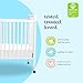 daVinci Jenny Lind 3-in-1 Baby Crib Convertible to Toddler Bed, Daybed - Easy to Assemble - GREENGUARD Gold Certified - 4 Adjustable Mattress Heights, Conversion Kit Sold Separately - White