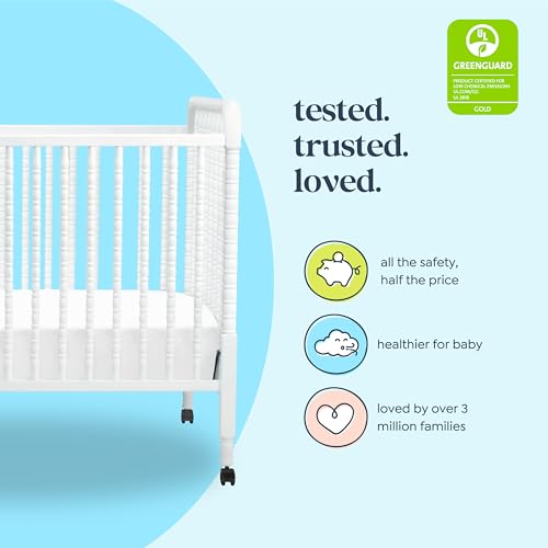 DaVinci Jenny Lind 3-in-1 Convertible Baby Crib, White - image 4