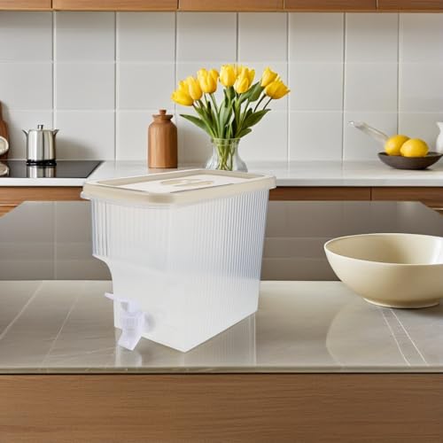 Dispensador de bebidas gran capacidad con grifo resistente y diseño hermético antiderrames 6