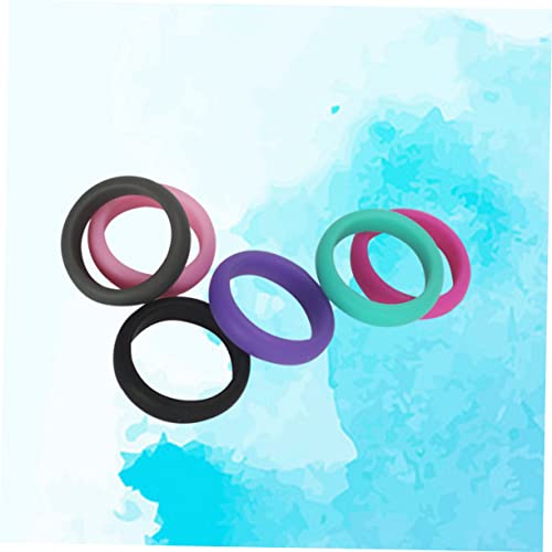 Anillos deportivos de silicona LIOOBO pack 6 miniatura 4