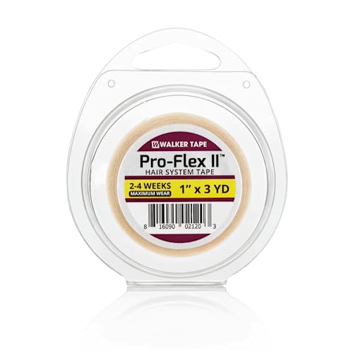 WALKER TAPE 3 YARDS Pro-Flex II - Rollo de cinta adhesiva para pelucas