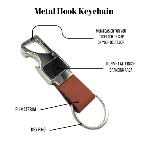 Image of 2 in 1Personalized Pen & Keychain With Name | Best for Birthday, Corporate, Teacher's Day, Boyfriend, and Event Gifting (Tan)