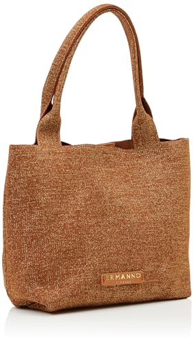 Ermanno Firenze Para Mujer. 12401891 Bolso Lurex MarróN (Osfa), Casual, PoliéSter - 3