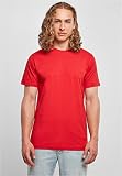 Build Your Brand Men Bb010-Basic Round Neck T-Shirt Cityred M
