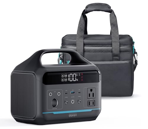 Portable Power Station 192Wh(60,000mAh) with Bag, 300W (600W surge) Power Bank LiFePO4 Battery...