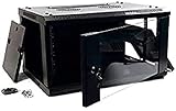 Armario rack tipo mural de 4u; dimensiones 60x60cm puertas laterales de apertura; diseñado para albergar en rack equipos para el cableado telecomunicaciones informática instalaciones industriales y domésticas; el rack powergreen se suministra montado y adecuadamente embalado para su fácil transporte y seguridad del producto; modelo popular en el mercado; vidrio templado en puerta principal; este modelo se suministra sin bandejas ventiladores ni termostato construcción confiable y rígida asegurada sobre 60 kg de carga estática; armario en pared de estructura perfecta