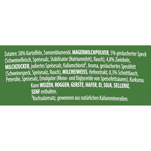 Knorr Potato Pot Speck & Zwiebeln XXL leckeres, schnelles Kartoffelgericht fertig in nur 5 Minuten 76 g