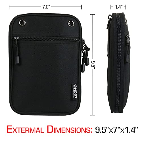 Ghost Concealment Concealed Pistol Pouch Fanny Pack Gun Holster With Shoulder Strap And Belt Loops Gun Holders With Zipper Pockets & Custom Carry Options Black Pistol Holster thumb #1