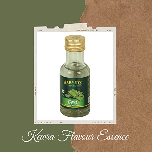 Image of Harveys Flavouring Essence | Biryani, Kewra, Saffron, Cardamom | Pack of 4 | For Biryani, Kheer, Cake, Cookies, Muffins, Sweets and Many More | 28 ml x 4