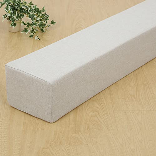 HIILU Custom Size Wall Gap Filler, Soft Comfy Bed Bridge Headboard Padded, Rectangle Bolster Pillow Mattress Extender With Removable Cover