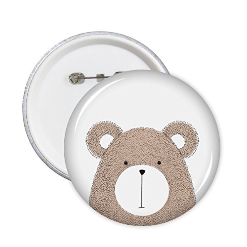 Badge Bouton Patapouf Illustration Ronde XXL Fixation Stable pour Sacs et Vestes