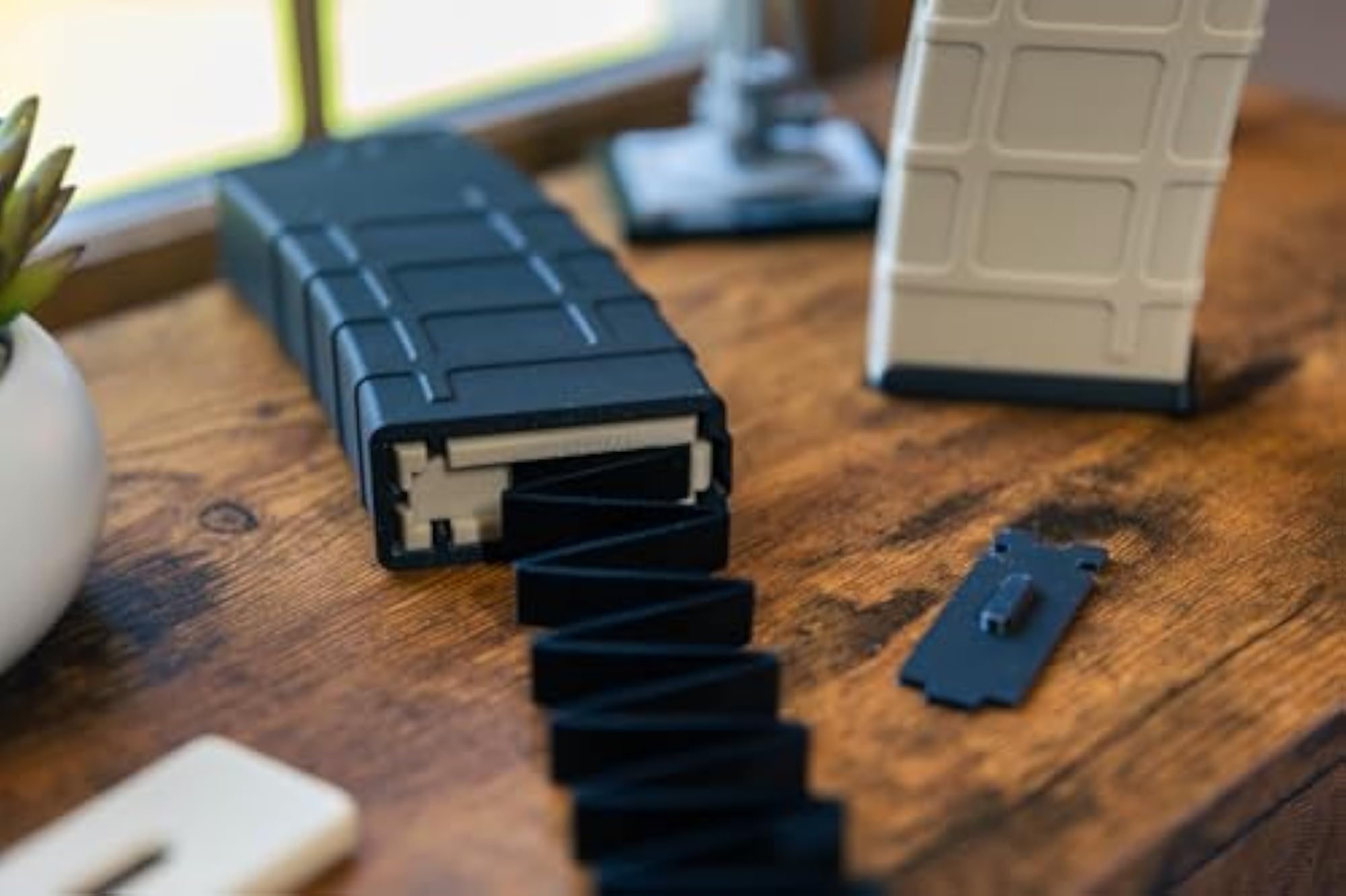 AA Magazine Organizer for 14x AA Batteries, Tactical Storage Case