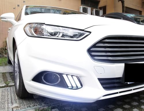 Kit LED DRL para Ford Fusion 2013-2016 Xenon Blanco Ámbar miniatura 6