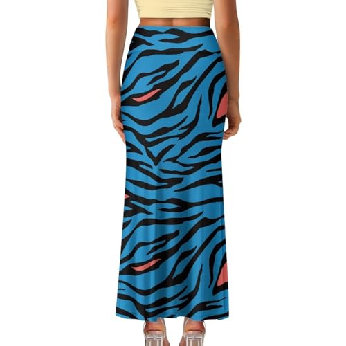 High Waisted Maxi Skirt Casual Pencil Skirt A-Line Flared Maxi Skirts Spring Summer Long Skirts for Women4