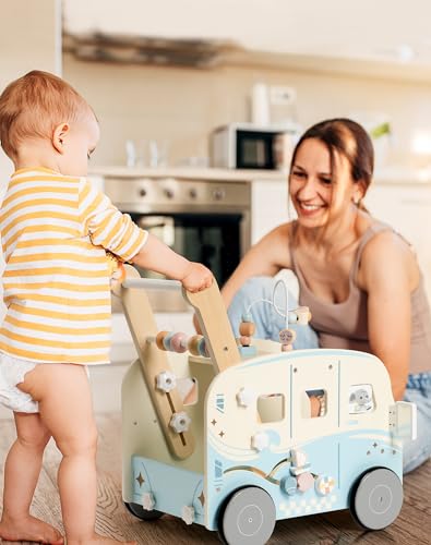 Variante de ROBOTIME andador para bebe autobús madera 10-36 meses