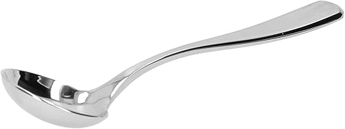 Miniatura 9 de Cuchara de café profesional de 6.1 in6,1 pulgadas, taza redonda de acero inoxidable 304, cuchara medidora de espuma de leche, postre para pastel,