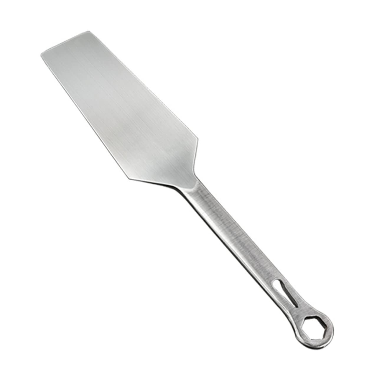 DOITOOL Truelle à Plâtre Couteau à Enduire Multifonction en Acier Inoxydable Argenté Outil de Coupe Pièce Forgée pour Travaux de Maçonnerie