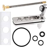 Alpinleux Silver Lighter Gasket Seal, Metal Repair Kit with Cotton Felt Pad, Lighter Repair Kit, Anti-Evaporation Accessories for Lighter Insert, for Zippo (1 Pcs)