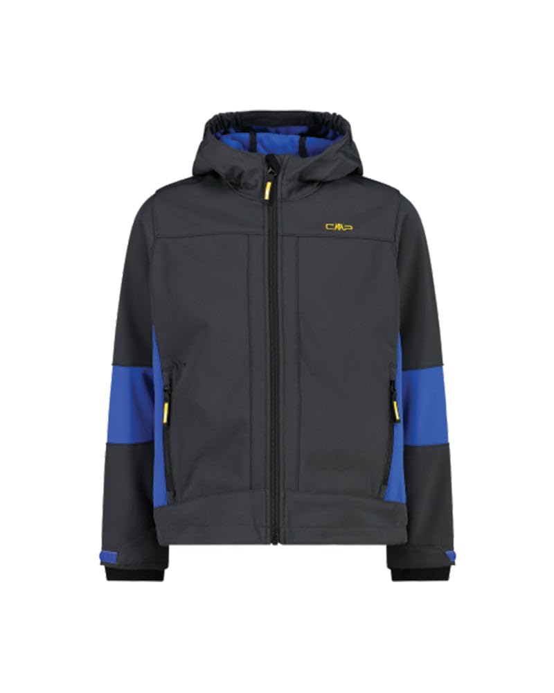 Cmp Boys Gris Kids' Waterproof Jacket With Fixed Hood