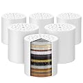 6 Pack 20 Stage Shower Filter Replacement by Cenipar Shower Cartridge Filter, Shower Head Filter Refill with Vitamin C Shower Head Replacement Filter for Hard Water