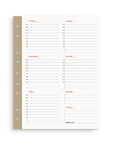 Russell+Hazel Mini SmartDate Weekly Sheets