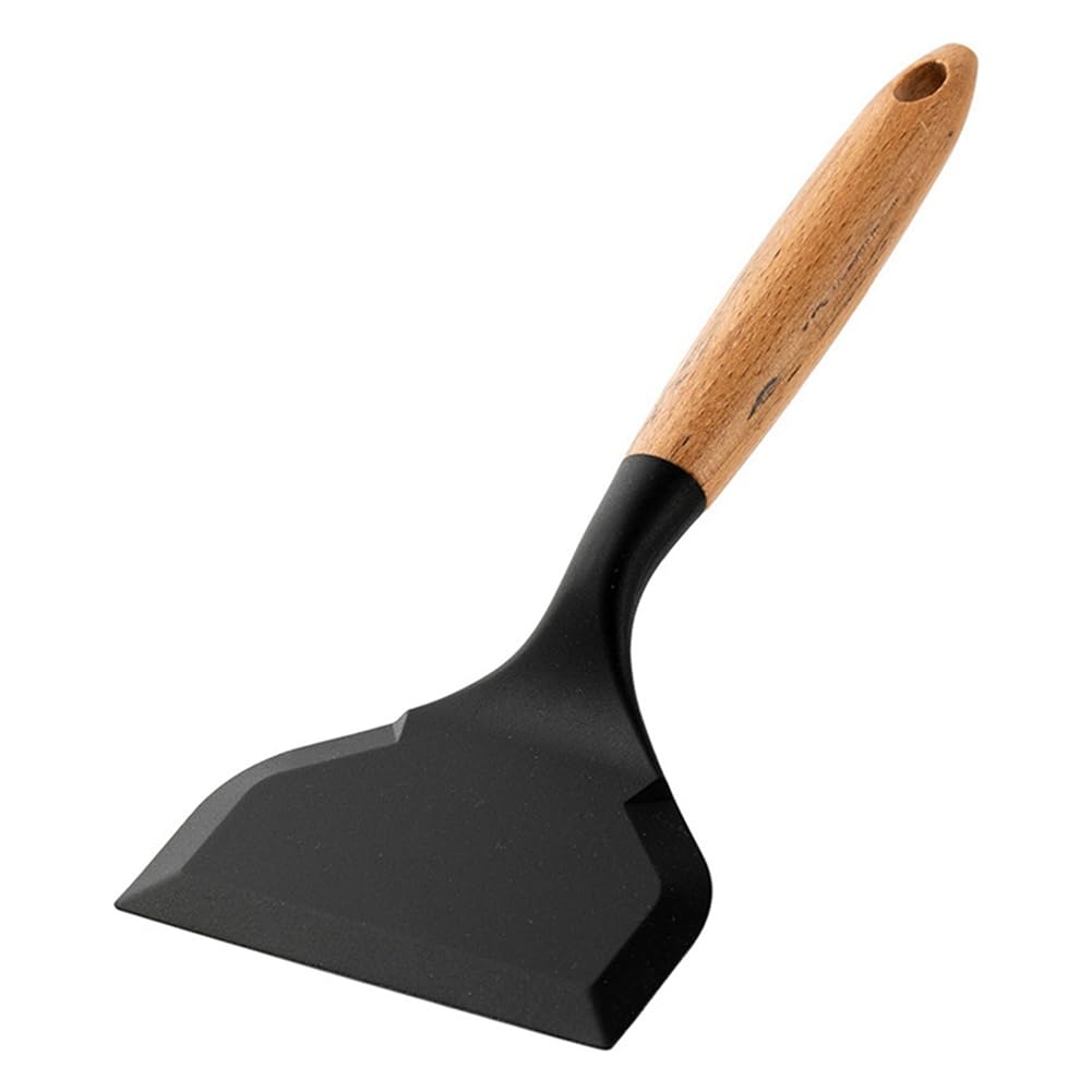 CTRLZS Non-Stick Kitchen Wide Scraper Pizza Cooking Tools Silicone Spatula Cooking Utensils Shovel Spatula Kitchenware B