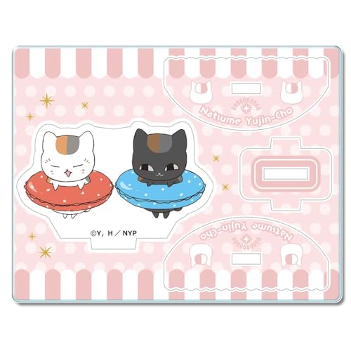 夏目友人帳 ゆらっとアクリルフィギュア Ver.2 ニャンコ先生 & 黒ニャンコ YAAN-N002-m05