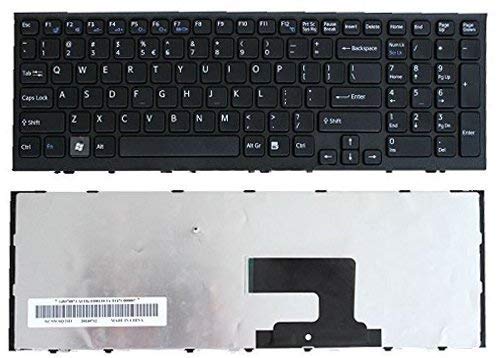 Wefly Laptop Keyboard Compatible for Sony VAIO VPC-EH Series(Black)
