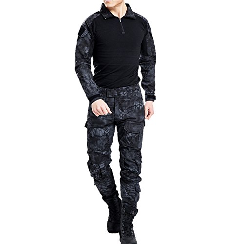 Lot Vêtements Paintball Camouflage - Smock Et Pantalon - Homme/Garçon - Taille Petit