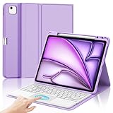 Clavier Magnétique Détachable et Sans Fil: Le clavier ipad Air 13 pouces 2026/2025/2024 a une conception détachable vous permettant de fixer magnétiquement l'Coque. De plus, le bord plat supérieur se fixe magnétiquement pour le chargement du crayon. Couplé avec votre iPad Air 13 M4/M3/M2 par Bluetooth, le clavier sans fil est facile à transporter pour voyager à l'extérieur, travailler dans des lieux publics.