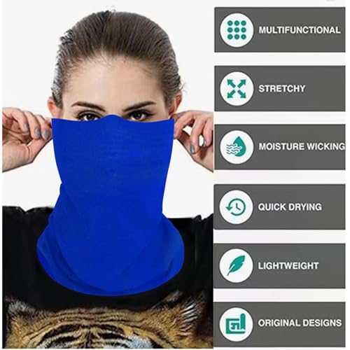 Image of Neck Gaiter Masks Tube Scarf,Seamless Bandanas Buffs Gators,Ourdoor Face Mask Face Covering Multi Headwear