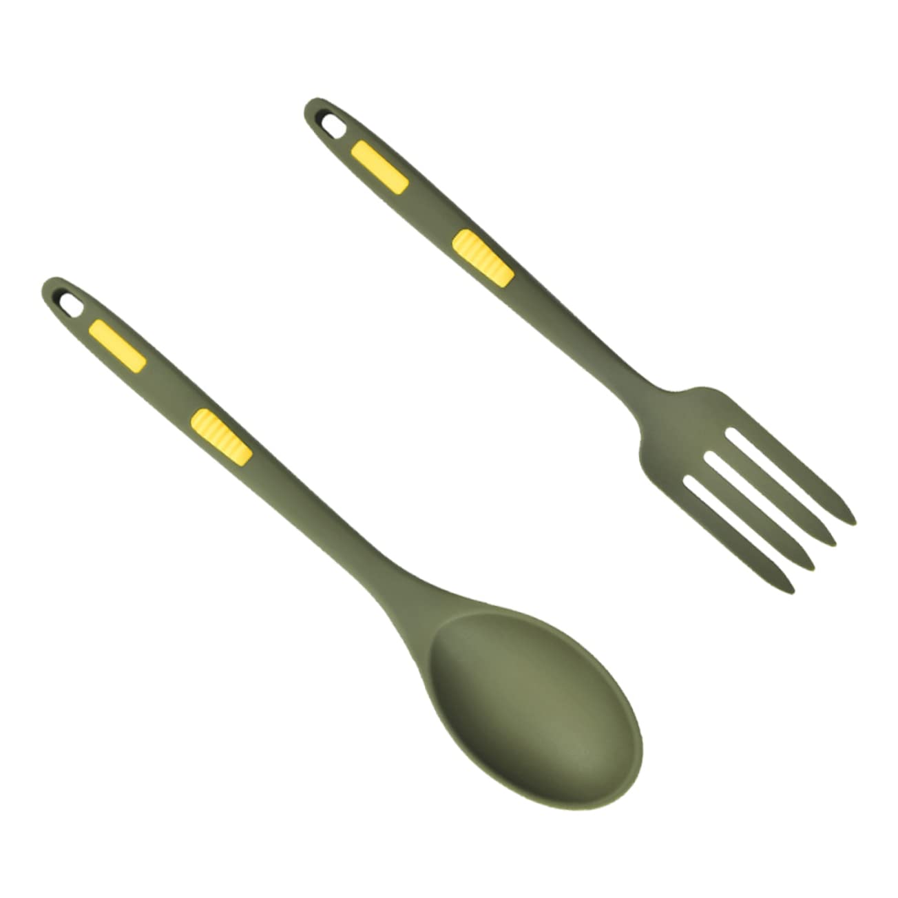 COLLBATH 1 Set Spaghetti Spoon Cooking Utensils Pasta Spoon with Teeth Mixing Spoon Appetizer Fork Salad Forks Pasta Server Meat Forks Cooking Spoons for Nonstick Cookware