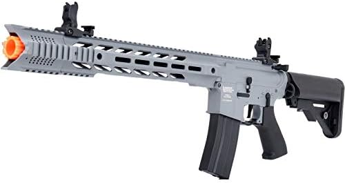 Lancer Tactical LT-25 ProLine Series M4 SPR Interceptor Airsoft AEG Rifle HIGH FPS Gray 395 FPS