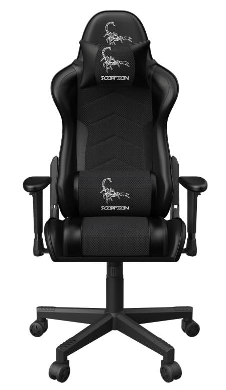 Gembird SILLA GAMING SCORPION, DETALLI DI CUERO TRASPIRABILE