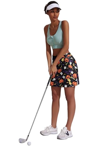 Ekouaer Women Tennis Skirt High Waisted Active Performance Golf Skort Lightweight Skirt with Shorts Pockets Running Workout4