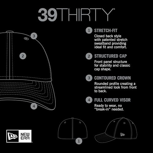 Casquette extensible New Era MLB Team Classic 39THIRTY stretch confortable