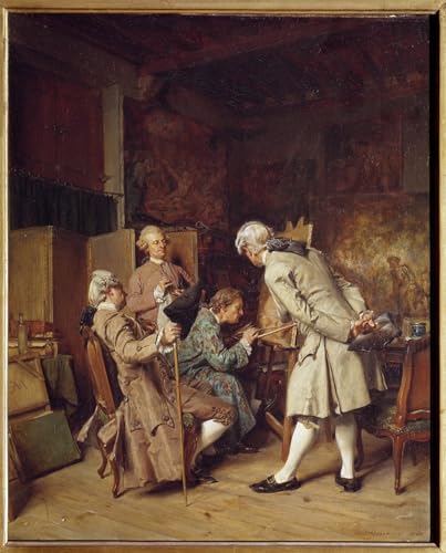Impresión en lienzo de Jean Louis Ernest Meissonier cuadro para pared 60x90cm