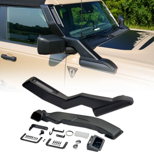 IAG Off-Road Intake Snorkel for Ford Bronco 2021+ 2.3L & 2.7L Hard Top (Not Sport or Raptor) - Requires permanent modification to fender