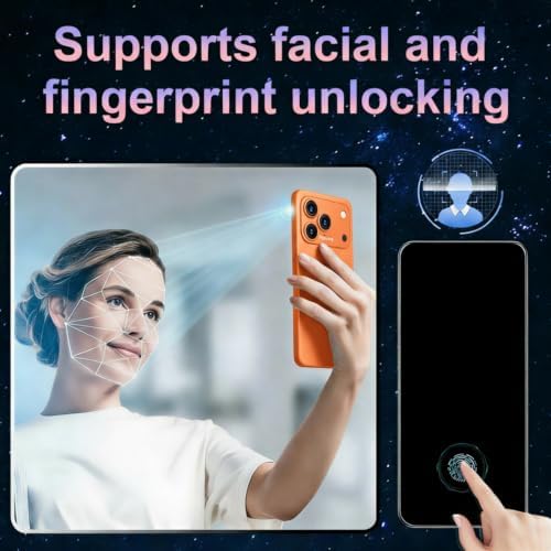 17PM Unlocked Android Phone, 16+1TB Cell Phone (Orange) — 사진 4