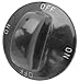 Star Mfg STAR MFG 2R-Y2303 Knob 1-5/16 Dia Off-On-Off-On For Star Fryer 301 Hot Dog Steamer 178A 179 221196