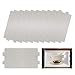 Feuille de Mica pour Four à Micro-Ondes 10 Pcs Plaque de Réparation pour Four à Micro-Ondes Couvercle de Guide d'Ondes Feuille de Mica Universelle Plaque de Remplacement pour Micro-Ondes,10.5 x 6.4cm