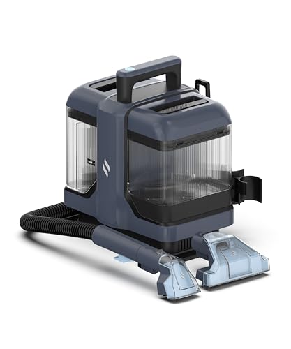 Samako Teppichreiniger V2 – Tragbarer Fleckenreiniger – Sofa-Reiniger – Möbelreiniger – Sitzreiniger – Matratzenreiniger – Dampfreiniger – Reinigungsmaschine