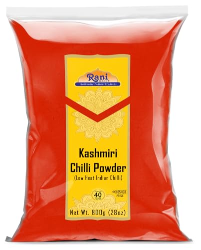 Rani Kashmiri Chilli Powder (Deggi Mirch, Low Heat) Ground Indian Spice 28oz (800g) ~ All Natural...