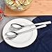 IMEEA Salad Servers 18/8 Stainless Steel Salad Serving Set Salad Fork and Spoon, 10-Inch