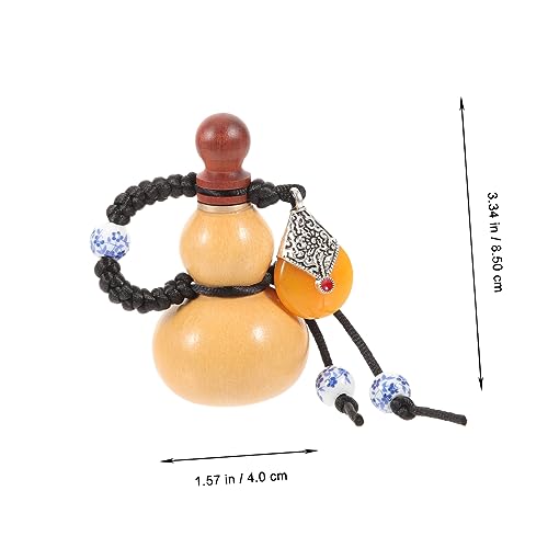 Luxshiny Pingente retrô de cabaça de vinho garrafa de água garrafinha de água pingente de garrafa de