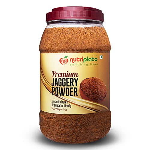 Image of Nutriplato-enriching lives Jaggery | Gur Powder Premium Jar, 3 Kg (Pack of 2)