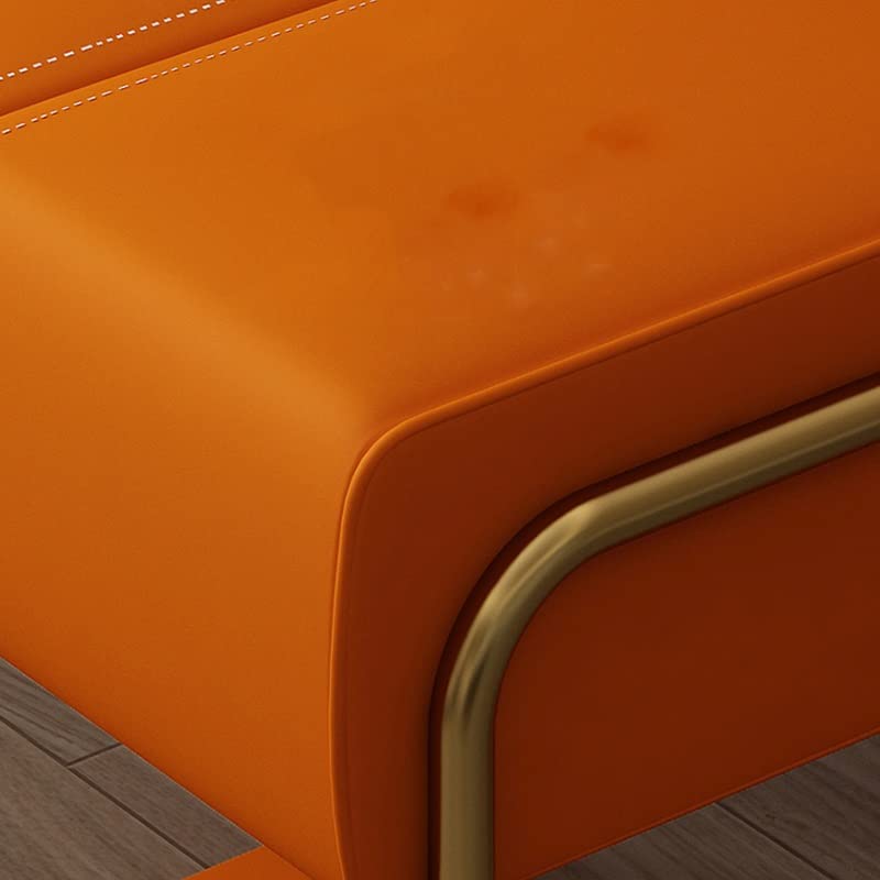 Repose-Pieds Bas Blanc, Tabouret de Salon et Meuble d'Hôtel - 7