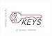 190045 Keys Tool Shop Locksmith Replace Lock Opening Store illuminated Display LED Light Neon Sign 7 Colors / 16 Colors By Remote/Dual Color Two Tone Color (Blue & Red, 21.5